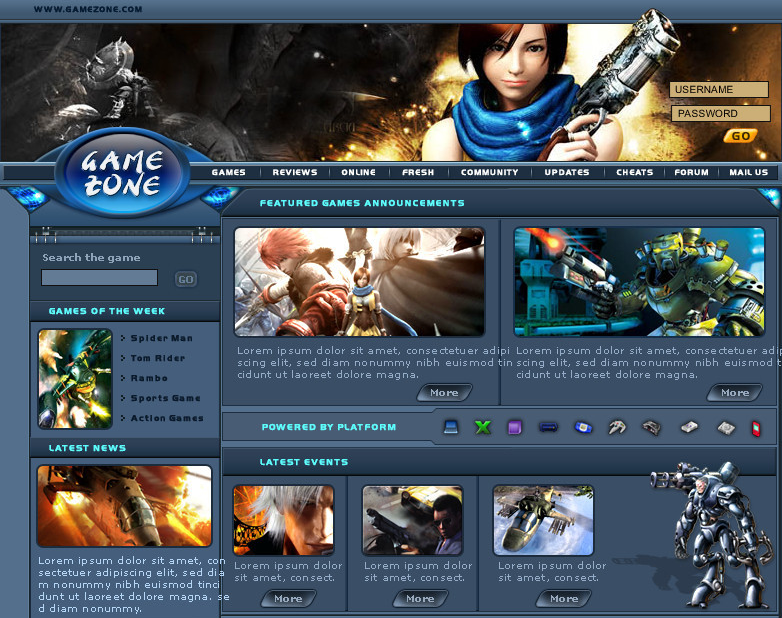 游戲網(wǎng)站設(shè)計 游戲網(wǎng)站設(shè)計